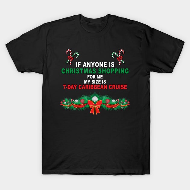 Funny Christmas Shopping T-Shirt by DeesDeesigns